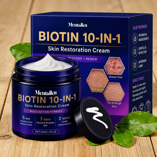 🔥LAST DAY 50% OFF - Mentalku® Biotin 10-in-1 Skin Restoration Cream